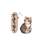 猫ちゃんのシンプルなスタンプです（個別スタンプ：10）