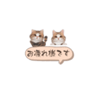 猫ちゃんのシンプルなスタンプです（個別スタンプ：29）