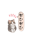 猫ちゃんのシンプルなスタンプです（個別スタンプ：38）