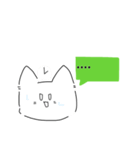 ねこの万能絵文字スタンプ（個別スタンプ：3）