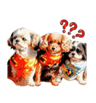 私の家族のシーズー犬 4（個別スタンプ：13）