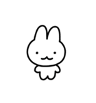 ひらたいうさぎ（はるタイプ2）（個別スタンプ：1）