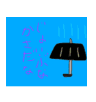 雨と、傘わともだち（個別スタンプ：20）