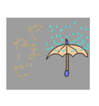 雨と、傘わともだち（個別スタンプ：28）