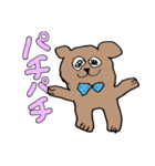 娘が描いた熊ひゃん（個別スタンプ：20）