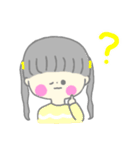 ゆるい女の子の毎日スタンプ（個別スタンプ：19）