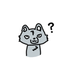 キックボクシングをするオオカミ 2（個別スタンプ：3）