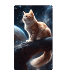 BIG宇宙の中の猫（個別スタンプ：1）