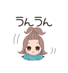 パーカー好き女の子（個別スタンプ：10）