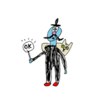 ネコと紳士（個別スタンプ：1）