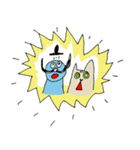 ネコと紳士（個別スタンプ：9）