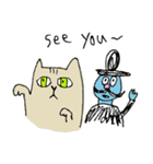 ネコと紳士（個別スタンプ：15）