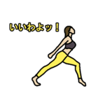筋トレ女子3（個別スタンプ：14）