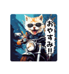 バイク大好き！ねこライダー！（個別スタンプ：16）