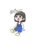 オーバーオールちゃん1（個別スタンプ：3）