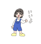 オーバーオールちゃん1（個別スタンプ：7）