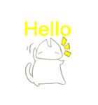 英語にゃんこスタンプ（個別スタンプ：2）