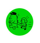 おなかいたいかいじゅうcolor2（個別スタンプ：15）