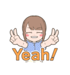 ここはらちゃん-夏Ver-（個別スタンプ：1）