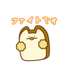 食パンにゃんこ【敬語】（個別スタンプ：17）