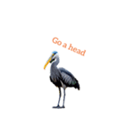 ハシビロコウ shoebill stork（個別スタンプ：13）