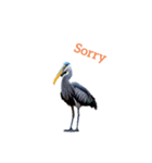 ハシビロコウ shoebill stork（個別スタンプ：30）