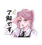 kakimaku girl（個別スタンプ：1）