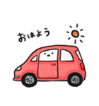 車の絵のスタンプ 8（個別スタンプ：1）