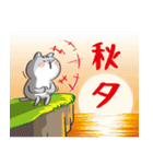 力を求める猫（台湾）(2023 LET'S DRAW)（個別スタンプ：36）