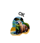 カワウソ otter（個別スタンプ：26）