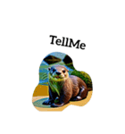 カワウソ otter（個別スタンプ：35）