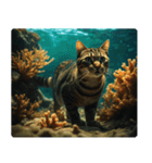 海の中の猫（個別スタンプ：1）