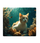 海の中の猫（個別スタンプ：2）