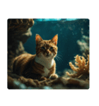 海の中の猫（個別スタンプ：3）