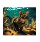 海の中の猫（個別スタンプ：9）