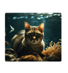 海の中の猫（個別スタンプ：11）