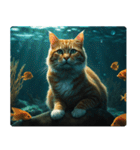 海の中の猫（個別スタンプ：13）