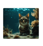 海の中の猫（個別スタンプ：15）