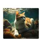 海の中の猫（個別スタンプ：17）