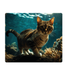 海の中の猫（個別スタンプ：25）