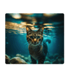 海の中の猫（個別スタンプ：27）