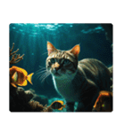 海の中の猫（個別スタンプ：28）