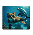 海の中の猫（個別スタンプ：31）