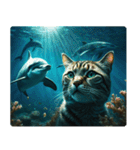 海の中の猫（個別スタンプ：33）