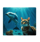 海の中の猫（個別スタンプ：37）