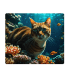 海の中の猫（個別スタンプ：38）