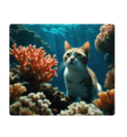 海の中の猫（個別スタンプ：39）