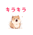 柴犬スタンプ40連発！！！（個別スタンプ：18）