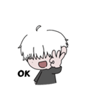 可愛い白猫さんだよ（個別スタンプ：8）