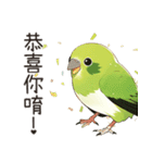 小鳥メジロ（中国語）（個別スタンプ：10）